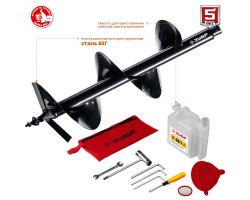 Мотобур (бензобур) со шнеком ЗУБР МБ2-300 Н-foto10