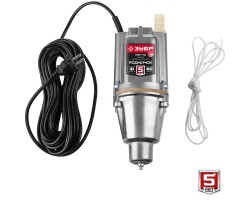 Насос вибрационный Родничок-Н с нижним забором воды 10 м провод Зубр НВН-10-foto3