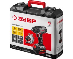 Ударный гайковерт аккумуляторный ЗУБР ГУЛ-251 К серия «СТАНДАРТ»-foto7