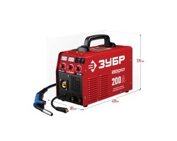 Полуавтомат сварочный инверторный ЗУБР ПС-200 серия МАСТЕР-foto3
