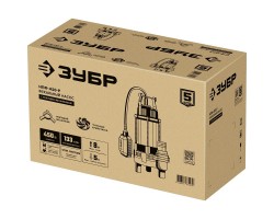 Фекальный насос с режущим механизмом Зубр НПФ-450-Р-foto8