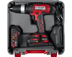 Аккумуляторная ударная дрель-шуруповерт Зубр ДШУ-185-22-foto2