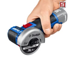 Аккумуляторная угловая шлифовальная машина 12В без АКБ Зубр AB-76-foto10