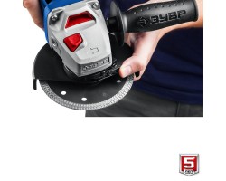 Угловая шлифмашина 125 мм с регулировкой оборотов Зубр УШМ-П125-1500 ЭПСТ-foto12