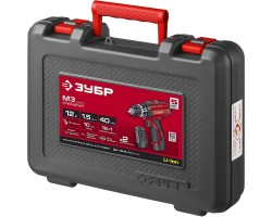 Дрель-шуруповерт 2 АКБ Зубр ДА-12-2-Ли КНМ3 серия МАСТЕР-foto11