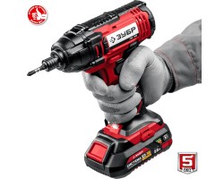 Аккумуляторный винтоверт ударный Зубр ГВЛ-255-22-foto12