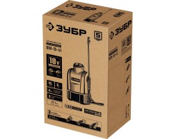 Аккумуляторный опрыскиватель (15 л бак; 1 АКБ 4 Ач) Зубр ОПЛ-15-41-foto9