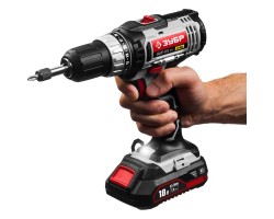 Дрель-шуруповерт 2 АКБ Зубр ДШЛ-181 серия СТАНДАРТ-foto13