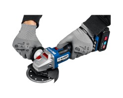 Аккумуляторная бесщеточная угловая шлифмашина Зубр AB-125-42-foto6