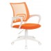 Кресло Бюрократ CH-W695NLT оранжевый TW-38-3 TW-96-1 сетка/ткань крестовина пластик пластик белый