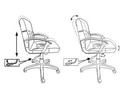 Кресло Бюрократ KB-7 черный искусственная кожа-foto6