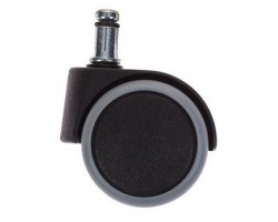 Набор колес Бюрократ BrakeCastorSetPU черный для паркета/ламината 50мм-foto2