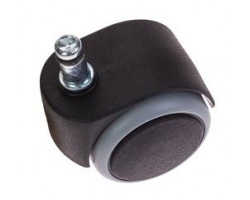 Набор колес Бюрократ BrakeCastorSetPU черный для паркета/ламината 50мм-foto3