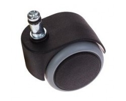 Набор колес Бюрократ BrakeCastorSetPU черный для паркета/ламината 50мм-foto4