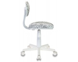 Кресло детское Бюрократ CH-W201NX белый раскраска крестовина пластик пластик белый-foto4