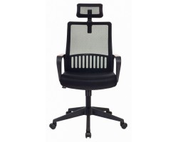 Кресло Бюрократ MC-201-H черный TW-01 TW-11 сетка/ткань с подголов. крестовина пластик-foto2