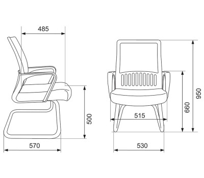 Кресло Бюрократ MC-209 спинка сетка салатовый TW-03A сиденье черный TW-11 сетка/ткань