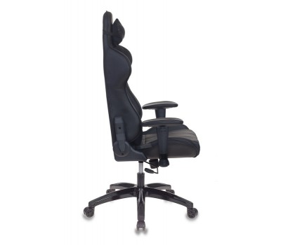 Кресло игровое Бюрократ CH-772N две подушки черный искусственная кожа