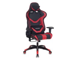 Кресло игровое Бюрократ CH-772N две подушки черный/красный искусственная кожа