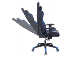 Кресло игровое Бюрократ CH-772N две подушки черный/синий искусственная кожа-foto2