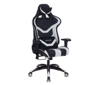 Кресло игровое Бюрократ CH-772N черный/белый искусственная кожа с подголов. крестовина пластик