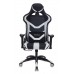 Кресло игровое Бюрократ CH-772N черный/белый искусственная кожа с подголов. крестовина пластик