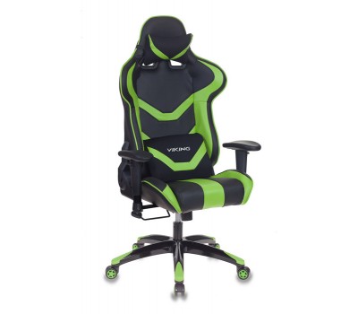 Кресло игровое Бюрократ CH-772N черный/зеленый искусственная кожа с подголов. крестовина пластик