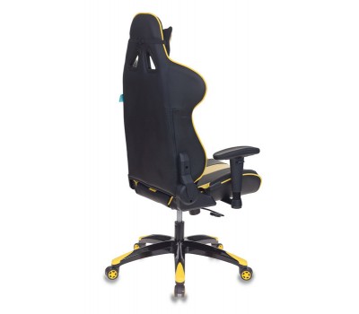 Кресло игровое Бюрократ CH-772N черный/желтый эко.кожа с подголов. крестовина пластик