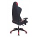 Кресло игровое Бюрократ CH-773N одна подушка черный/красный искусственная кожа