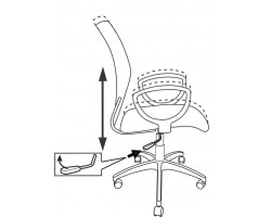 Кресло Бюрократ CH-599AXSL черный TW-32K01 TW-11 крестовина металл хром-foto5