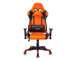 Кресло игровое Бюрократ CH-778N две подушки черный/оранжевый искусственная кожа-foto2