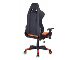 Кресло игровое Бюрократ CH-778N две подушки черный/оранжевый искусственная кожа-foto4