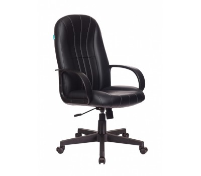 Кресло руководителя Бюрократ T-898AXSN черный Leather Black эко.кожа крестовина пластик