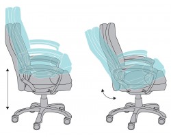 Кресло руководителя Бюрократ CH-868LT черный эко.кожа крестовина пластик-foto5