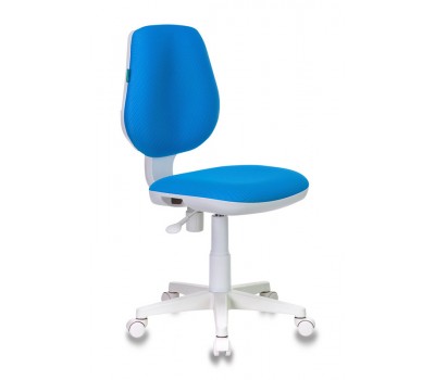 Кресло детское Бюрократ CH-W213 голубой TW-55 крестовина пластик пластик белый