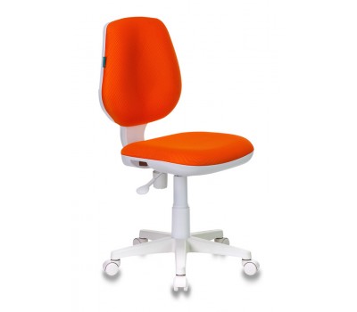 Кресло детское Бюрократ CH-W213 оранжевый TW-96-1 крестовина пластик пластик белый