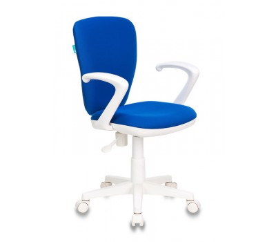 Кресло детское Бюрократ KD-W10AXSN синий 26-21 крестовина пластик пластик белый