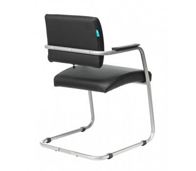 Кресло Бюрократ CH-271N-V черный Leather Black искусственная кожа полозья металлик Кресло Бюрократ CH-271N-V черный Leather Black искусственная кожа полозья металлик