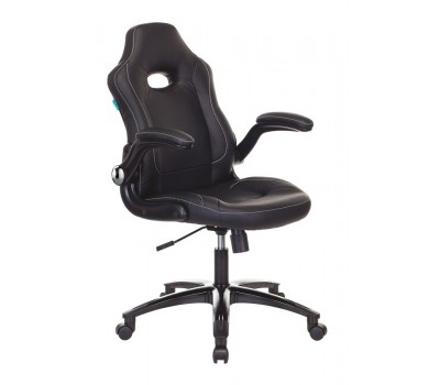 Кресло игровое Zombie VIKING-1N черный эко.кожа крестовина пластик