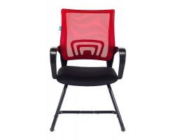 Кресло Бюрократ CH-695N-AV красный TW-35N сиденье черный TW-11 полозья металл черный-foto2