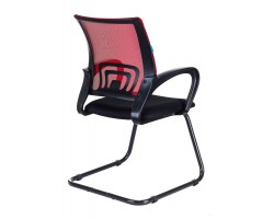 Кресло Бюрократ CH-695N-AV красный TW-35N сиденье черный TW-11 полозья металл черный-foto4