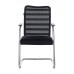 Кресло Бюрократ CH-599AV черный TW-32K01 сиденье черный TW-11 сетка/ткань полозья металл металлик