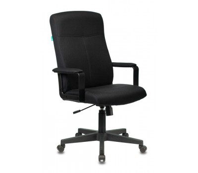 Кресло руководителя Бюрократ DOMINUS черный TS-584 крестовина пластик