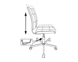 Кресло Бюрократ CH-330M оранжевый OR.Royal 54 искусственная кожа крестовина металл хром-foto3