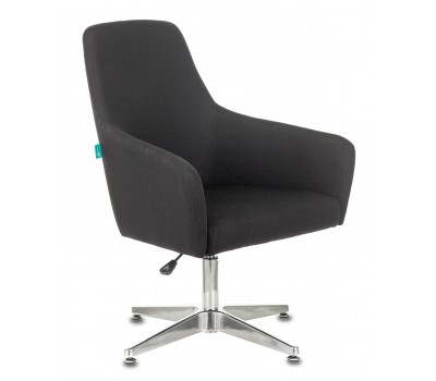 Кресло Бюрократ CH-390 черный крестовина алюминий