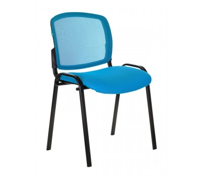 Стул Бюрократ ВИКИ спинка сетка голубой TW-31 TW-55 сетка/ткань