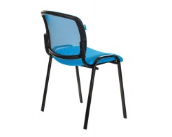 Стул Бюрократ ВИКИ спинка сетка голубой TW-31 TW-55 сетка/ткань-foto4