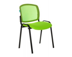 Стул Бюрократ ВИКИ салатовый TW-03A TW-18 сетка/ткань на ножках металл черный