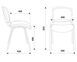 Стул Бюрократ ВИКИ салатовый TW-03A TW-18 сетка/ткань на ножках металл черный-foto6