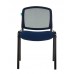 Стул Бюрократ ВИКИ спинка сетка темно-синий TW-05N TW-10N сетка/ткань